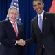 President Raúl Castro of Cuba and President Barack Obama shake hands during a bilateral meeting at the United Nations in New York City on Sept. 29, 2015.
Anthony Behar-Pool/Getty Images
